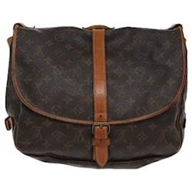 Louis Vuitton-LOUIS VUITTON Monogram Saumur 35 Shoulder Bag M42254 LV Auth bs19050-Monogram