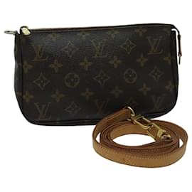 Louis Vuitton-LOUIS VUITTON Monogram Pochette Accessoires Pouch M51980 LV Auth 96532-Monogram