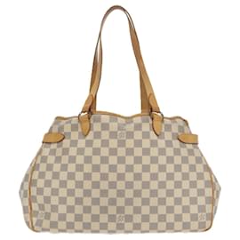Louis Vuitton-LOUIS VUITTON Damier Azur Batignolles Horizontal Tote Bag N48172 LV Auth 97190-Other