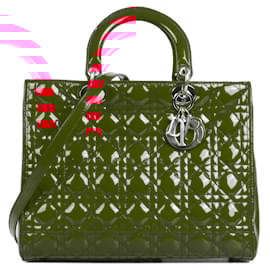 Dior-DIOR  Handbags T.  Patent leather-Red