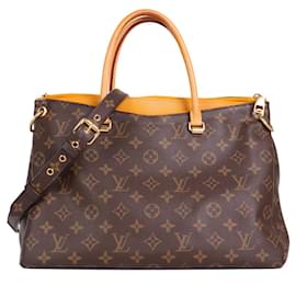Louis Vuitton-LOUIS VUITTON  Handbags T.  Cloth-Brown