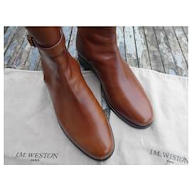 JM Weston-boots jm weston jodhpur 7.5D 41.5-Light brown
