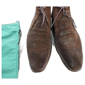 Autre Marque-chukka boots crockett and jones 9.5E 43.5-Dark brown