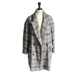 ISABEL MARANT ETOILE Cappotto 3/4 EBRA Ottime condizioni 42 Multicolore