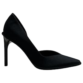 Lanvin-Lanvin Black Grosgrain Elegant Femme Pumps-Black