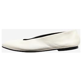 Autre Marque-Ivory Darcy ballet flats - size EU 38-Cream