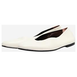 Autre Marque-Ivory Darcy ballet flats - size EU 38-Cream