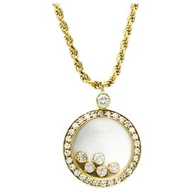 Collana Pendente Chopard Happy Diamond 3926 D'oro