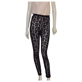 Comme Des Garcons Calças, leggings Preto