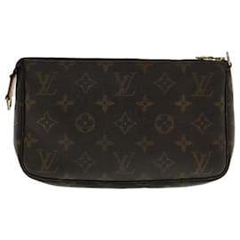 Louis Vuitton-LOUIS VUITTON Monogram Pochette Accessoires Pouch M51980 LV Auth 95980-Monogram