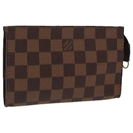 Louis Vuitton-LOUIS VUITTON Damier Ebene Marais Pouch LV Auth 97183-Other
