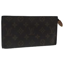 LOUIS VUITTON Monogram Bucket GM Pouch Accessory Pouch Vintage LV Auth 96688 Monograma
