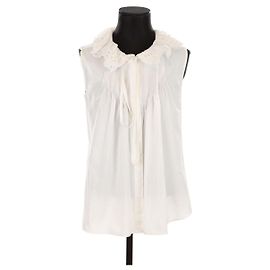 Chloé Baumwollbluse Weiß