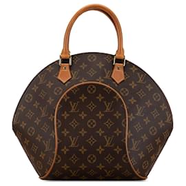 Louis Vuitton-Brown Louis Vuitton Monogram Ellipse MM Handbag-Brown