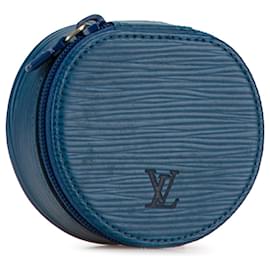 Louis Vuitton-Bolsas, carteiras e estojos LOUIS VUITTON T. Couro-Azul