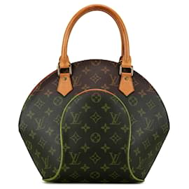 Louis Vuitton-Brown Louis Vuitton Monogram Ellipse PM Handbag-Brown
