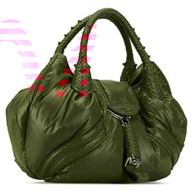 Fendi-Red Fendi Moncler Puffer Spy Handbag-Red