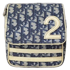 Dior Borse laterali Crema Blu navy