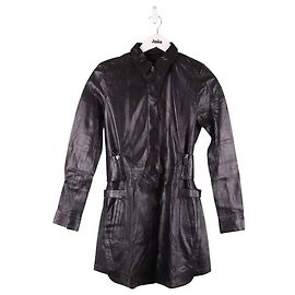 Barbara Bui Robe en cuir Noir