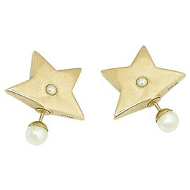 Christian Dior Pendientes Gold hardware