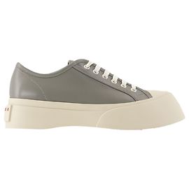 Sneaker - Marni - Leder - Grau Grau