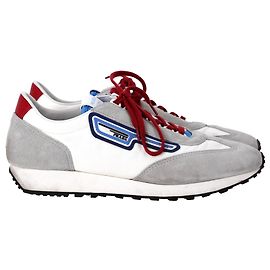 Sneakers Prada Milano in suede multicolore e nylon Multicolore