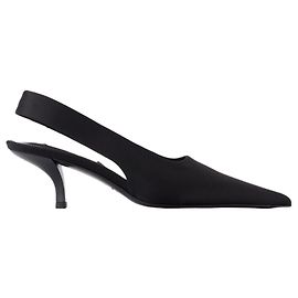 Totême Classic Slingbacks - TOTEME - Silk - Black Black