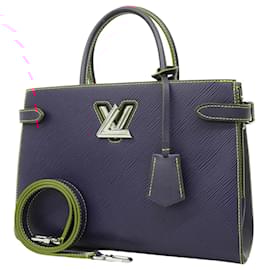 Louis Vuitton-Louis Vuitton Epi Twist Tote Handbag-Blue