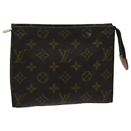 Louis Vuitton-LOUIS VUITTON Monogram Poche Toilette 19 Pouch M47544 LV Auth ti2181-Monogram