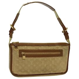 Louis Vuitton-LOUIS VUITTON Monogram Mini Pochette Catrain Bag Beige M92333 LV Auth 96438-Beige
