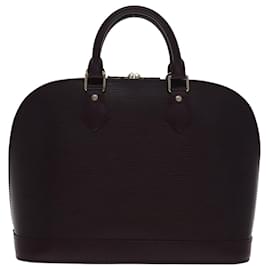 Louis Vuitton-LOUIS VUITTON Epi Alma Hand Bag Purple Cassis M5280K LV Auth yk15634A-Purple,Dark purple