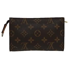 Louis Vuitton-LOUIS VUITTON Monogram Bucket PM Accessory Pouch LV Auth 96080-Monogram