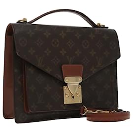 Louis Vuitton-LOUIS VUITTON Monogram Monceau 28 Hand Bag 2way M51185 LV Auth 97222-Monogram