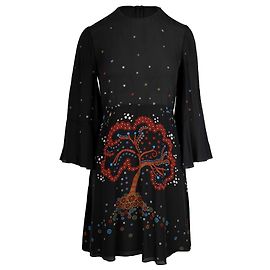 Valentino Garavani Vestido de seda estampada Valentino - anos 10 Multicor