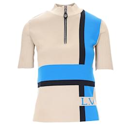 Louis Vuitton-Louis Vuitton Color Block Zippered Top - '10s-Multiple colors