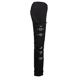Dolce & Gabbana-Dolce & Gabbana Trousers With Buckles - '00s-Black