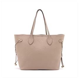 Louis Vuitton-Louis Vuitton Monogram Empreinte Neverfull MM-Marrom,Bege