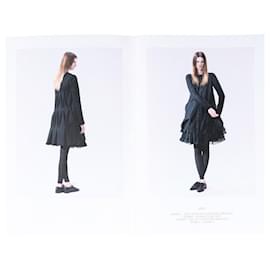 Autre Marque-Roberta Furlanetto Coat with Honecomb Embroidery - '10s-Black