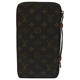 Louis Vuitton-LOUIS VUITTON Monogram Organizer De Voyage Travel Case M60120 LV Auth 96533-Monogram