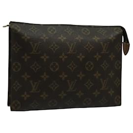 Louis Vuitton-LOUIS VUITTON Monogram Poche Toilette 26 Pouch M47542 LV Auth 95607-Monogram