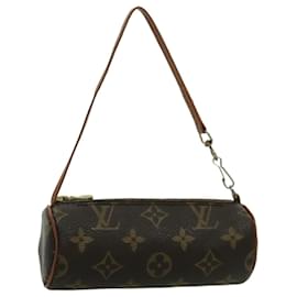 Louis Vuitton-LOUIS VUITTON Monogram Papillon Pouch LV Auth 96390-Monogram