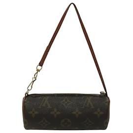 Louis Vuitton-LOUIS VUITTON Monogram Papillon Pouch LV Auth 97093-Monogram