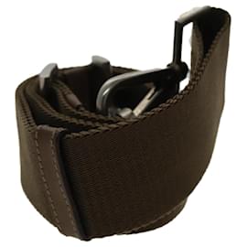 Prada-PRADA Adjustable Shoulder Strap Canvas 24.8""-40.9"" Khaki Auth 95905-Khaki