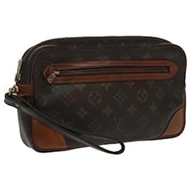 Louis Vuitton-LOUIS VUITTON Monogram Marly Dragonne GM Clutch Bag M51825 LV Auth 96545-Monogram