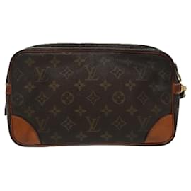 Louis Vuitton-LOUIS VUITTON Monogram Marly Dragonne GM Clutch Bag M51825 LV Auth 96545-Monogram