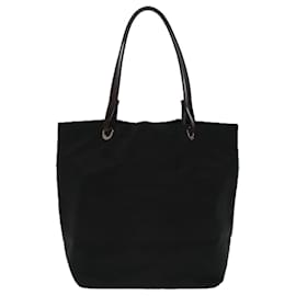 Fendi-FENDI Hand Bag Nylon Black Silver Auth ep6196-Black,Silvery