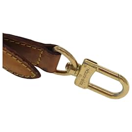 Louis Vuitton-LOUIS VUITTON Adjustable Shoulder Strap Leather 32.3""-39.4"" Beige Auth 95321-Beige