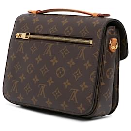 Louis Vuitton-Brown Louis Vuitton Monogram Pochette Metis Satchel-Brown
