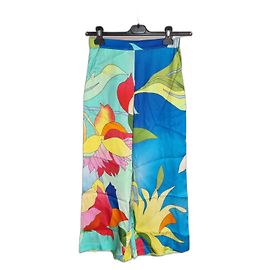 Autre Marque Calças de viscose multicoloridas Semicouture Multicor