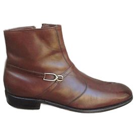 Autre Marque Botas Allen Edmonds de couro marrom Marrom